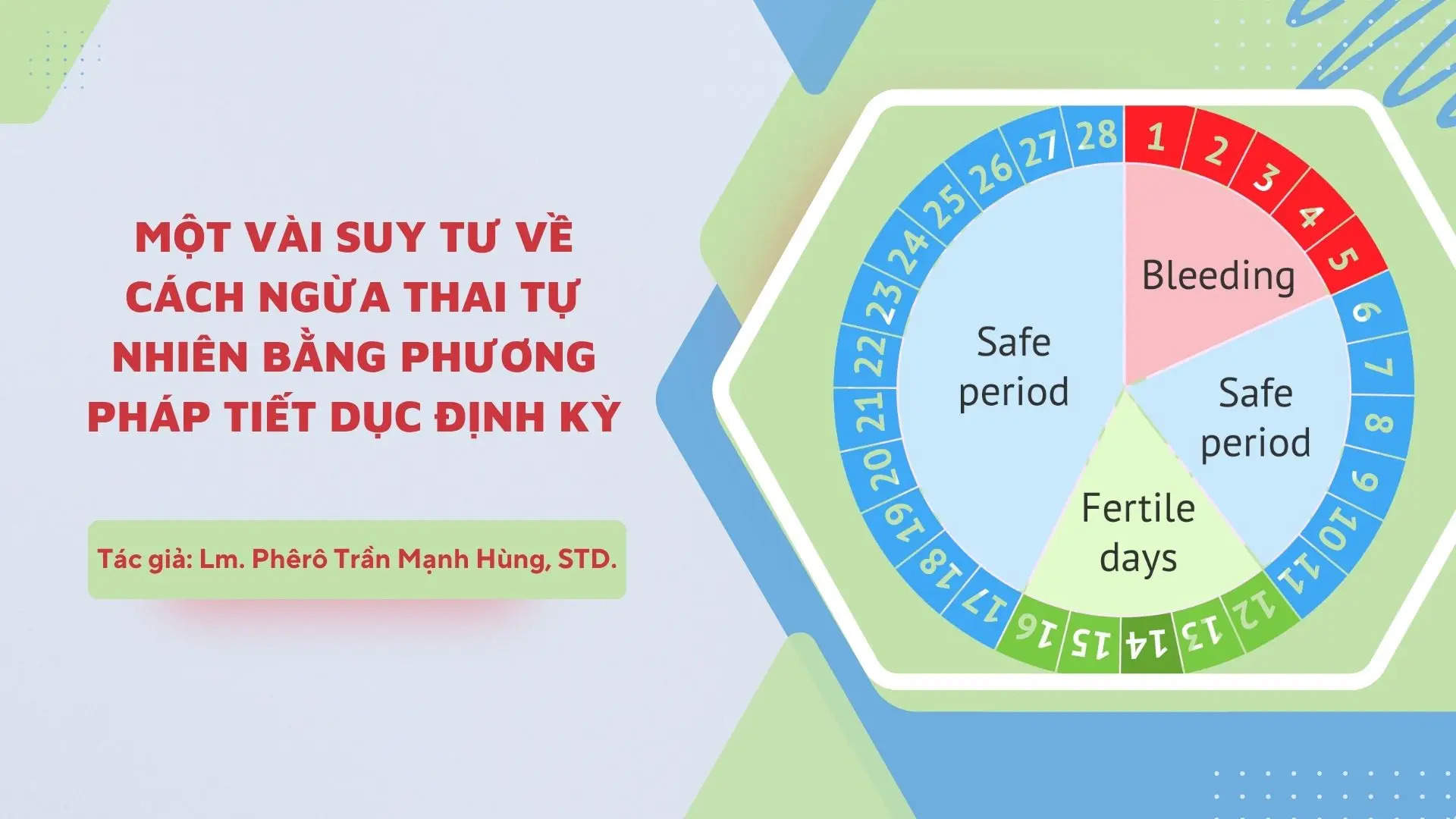 Một vài suy tư về cách ngừa thai tự nhiên bằng phương pháp tiết dục định kỳ